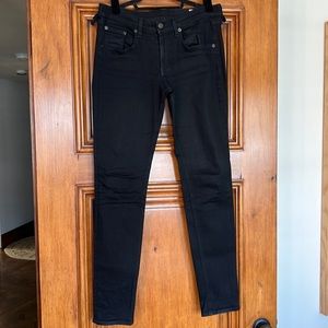 Black denim Rag and Bone Jeans size 28